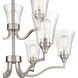 Caily 9 Light 31.5 inch Brushed Nickel Chandelier Ceiling Light